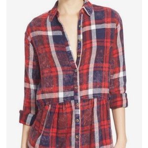 Free People Easy Street Flannel